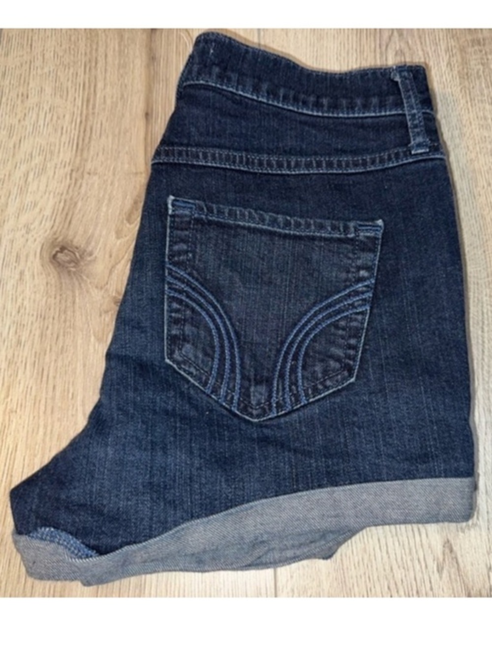 Hollister blue jean denim shorts